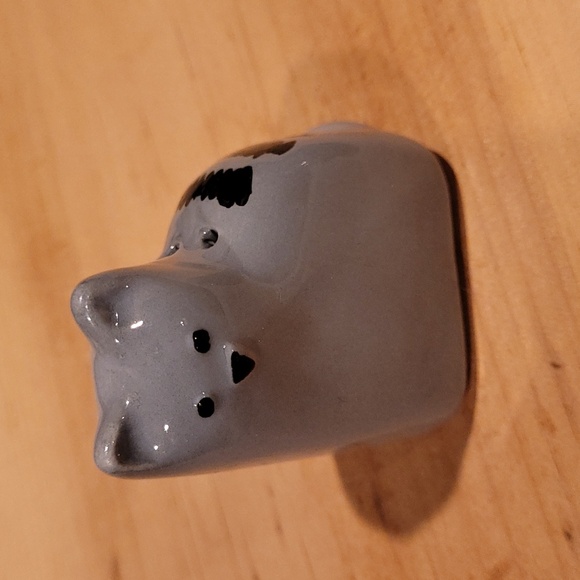 Novelty Gray Cat and Mouse salt & pepper shakers - Picture 3 of 6